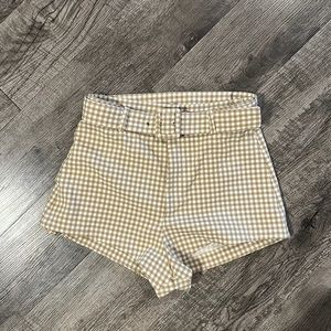 Zara Checked Shorts⭐️